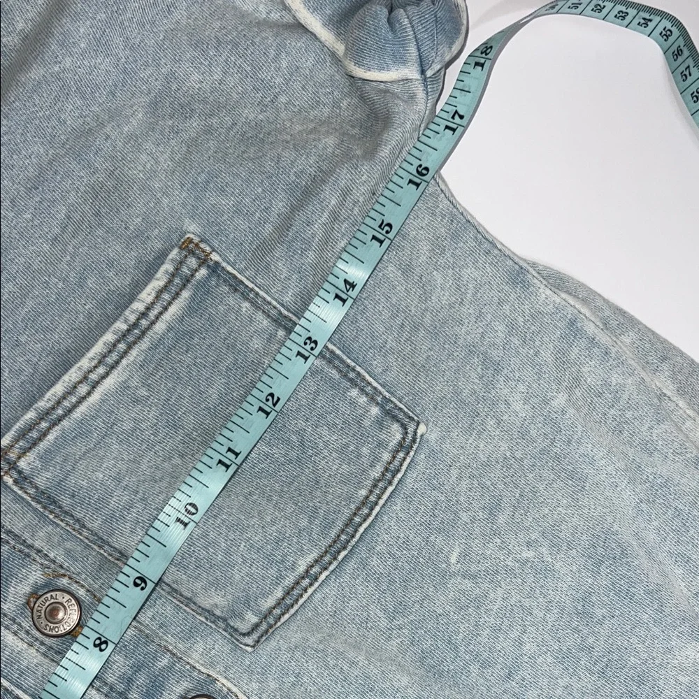 Natural Reflections Denim Romper Women's XS - Picture 5 of 10